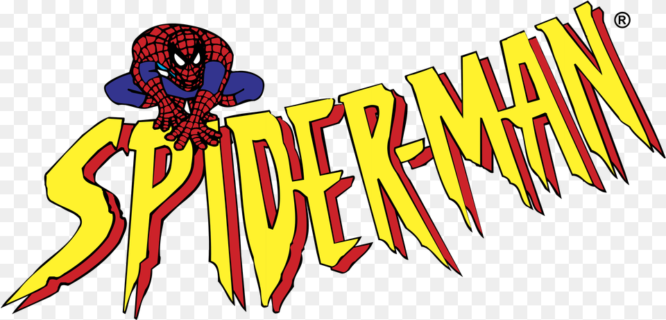 Spider Logo, Book, Comics, Publication, Person Free Transparent Png