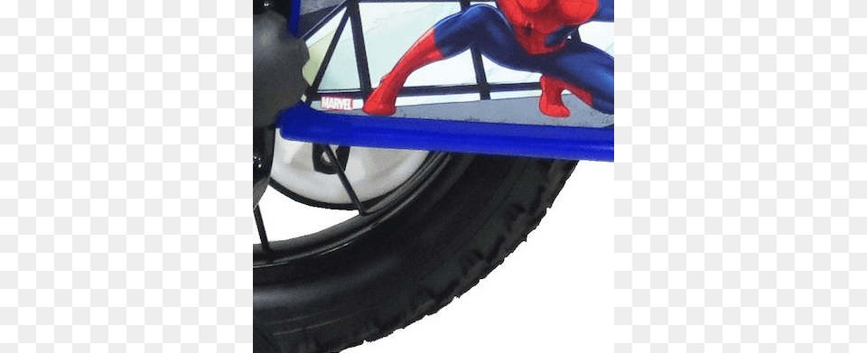 Spider Man 16quot Bike Spider Man, Machine, Tire, Spoke, Wheel Png Image