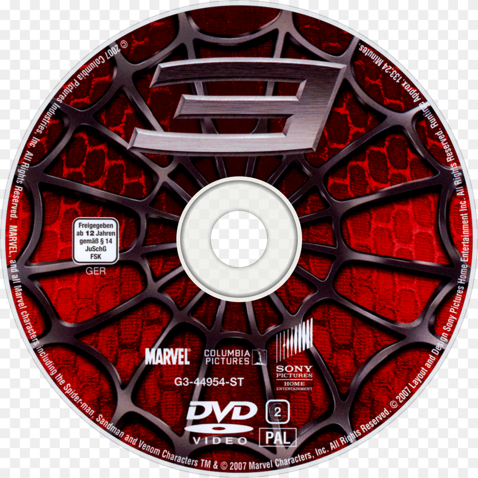 Spider Man 3 Disc, Disk, Dvd Free Transparent Png