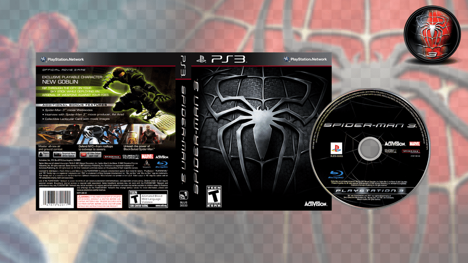 Spider Man 3 Ps3 Download Spider Skin Sticker Ps3 Playstation 3 Super Slim With, Adult, Male, Person, Disk Free Png