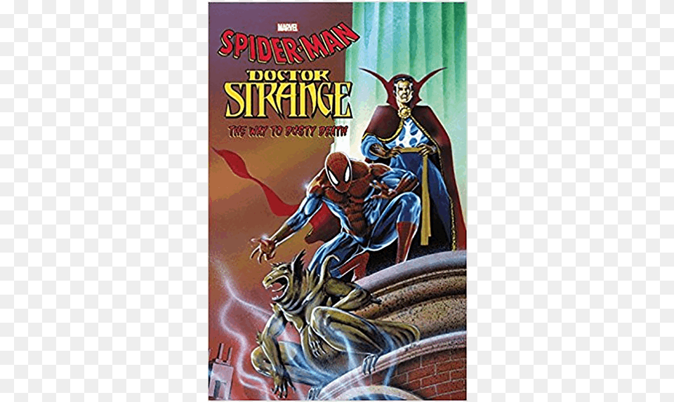 Spider Man Amp Dr Strange Spider Mandoctor Strange The Way To Dusty Death Book, Comics, Publication, Adult, Female Free Png