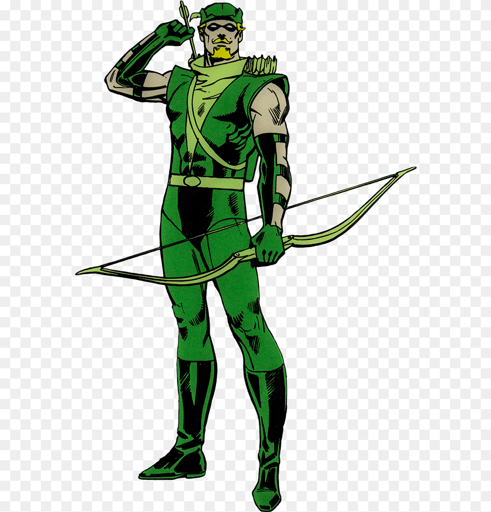 Spider Man And Green Arrow Vs Venom And Red Skull Battles Green Arrow Character Comic, Weapon, Archer, Archery, Bow Png Image