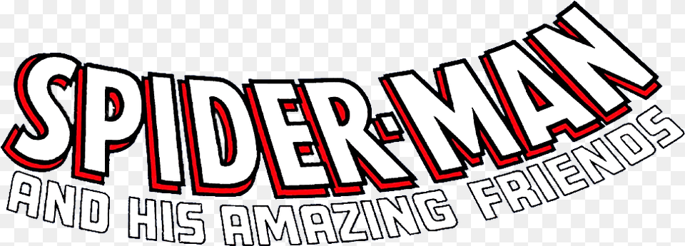 Spider Man And His Amazing Friends Logo, Sticker, Text Free Png