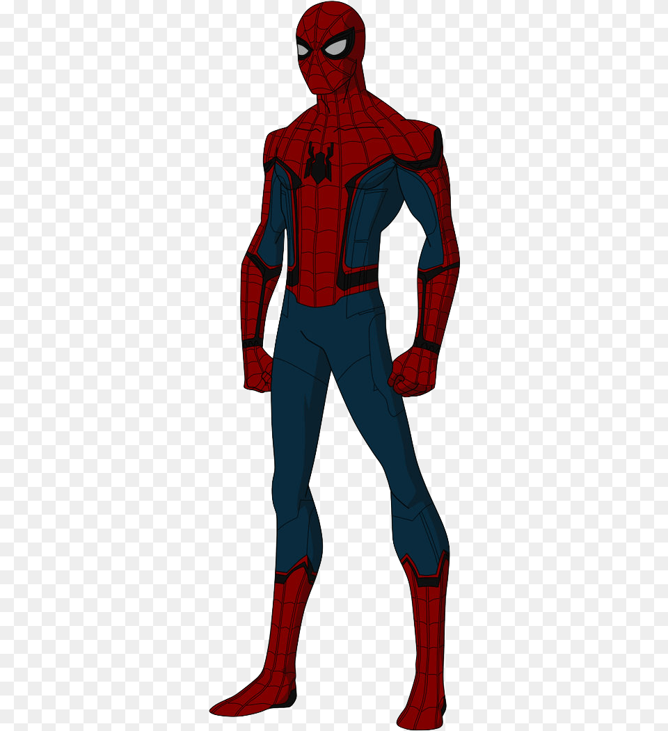 Spider Man Animated, Person, Clothing, Costume, Pants Png Image