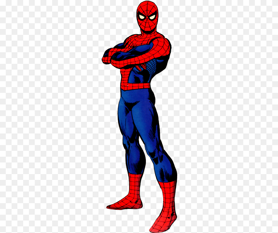 Spider Man Comics Standing, Adult, Person, Female, Woman Png Image