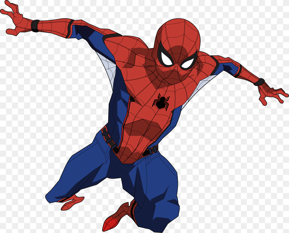 Spider Man Drawing Dynamic Poses Spider Man Dynamic Poses, Baby, Person, Cartoon Free Transparent Png