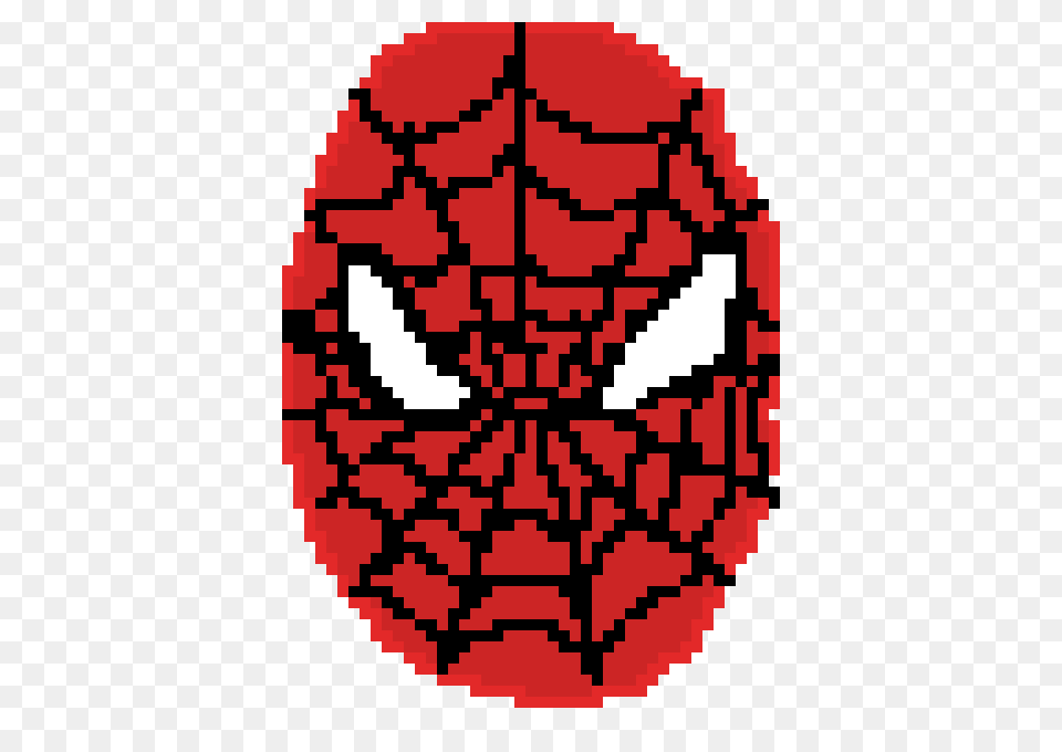 Spider Man Face Pixel Art Maker, Mask, Qr Code Png