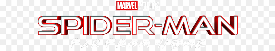 Spider Man Far From Home Logo Transparent Image Marvel Dc, Text, City Free Png Download