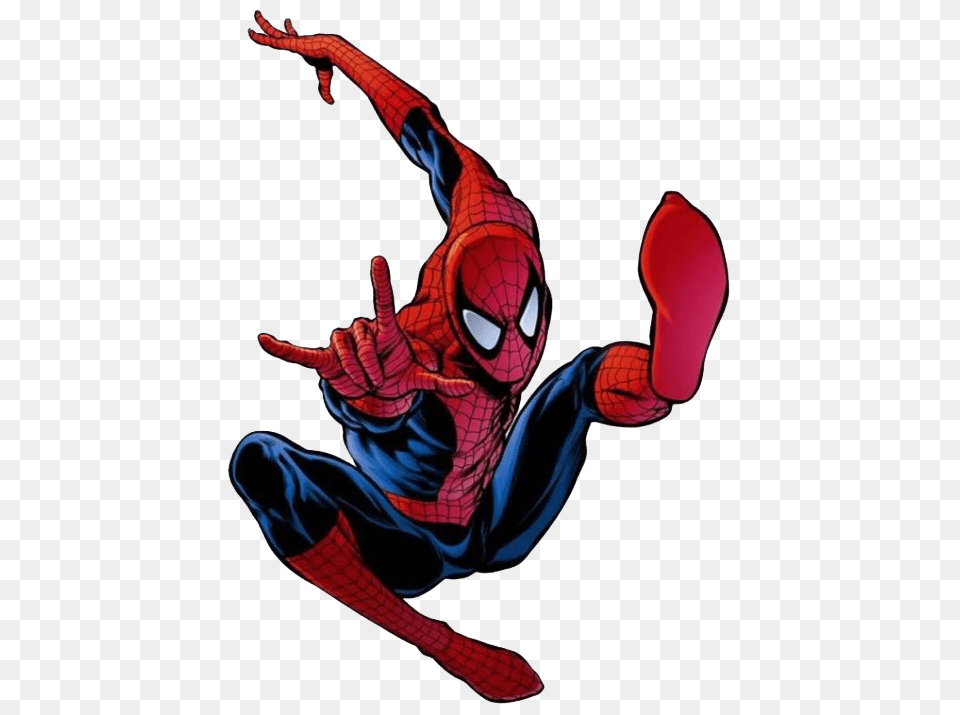 Spider Man Flying, Person, Cartoon Png Image