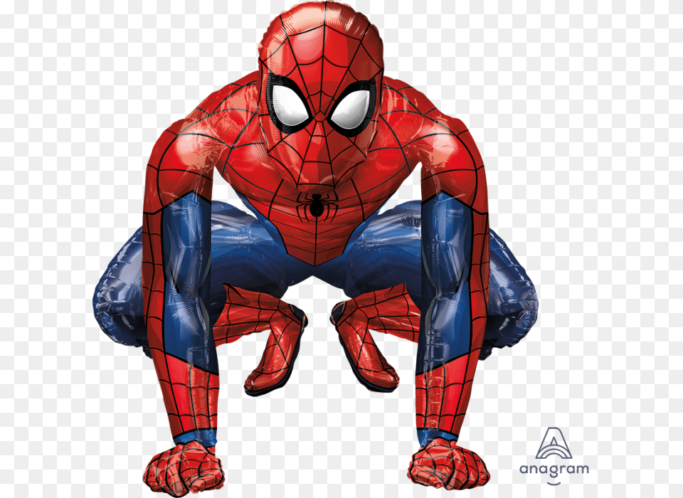 Spider Man Gliding Balloon, Adult, Male, Person, Inflatable Png Image
