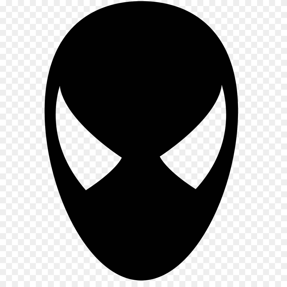 Spider Man Head Icon, Gray Png Image