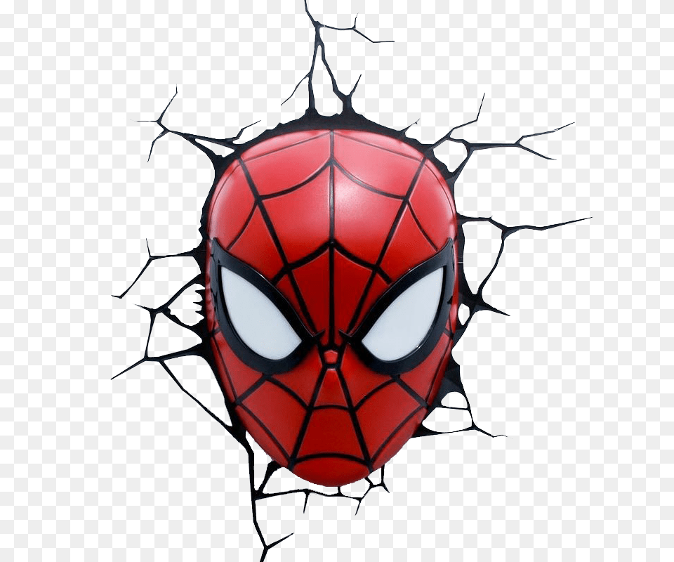 Spider Man Head Wall Light Sticky Digital, Mask Png
