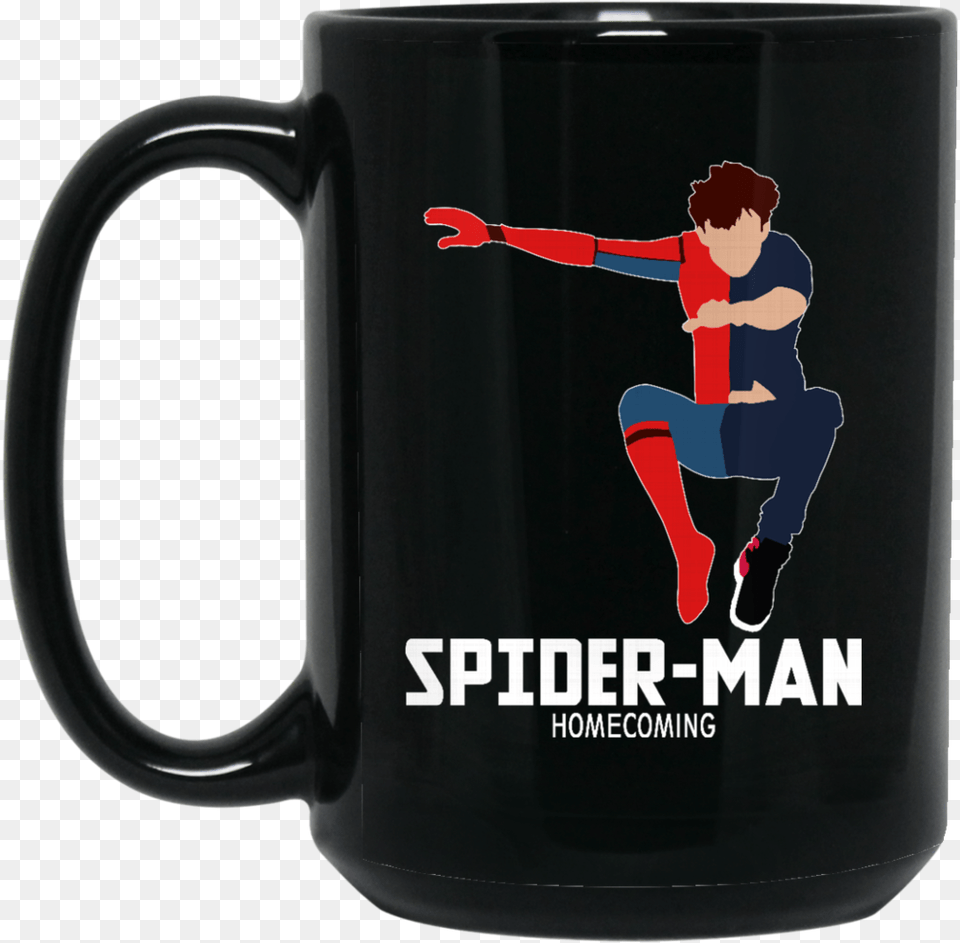 Spider Man Homecoming, Person, Cup, Beverage, Coffee Free Png Download