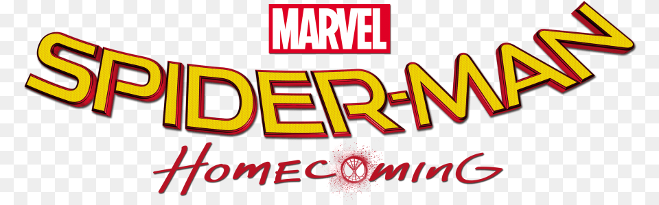 Spider Man Homecoming Logo, Light, Text Png