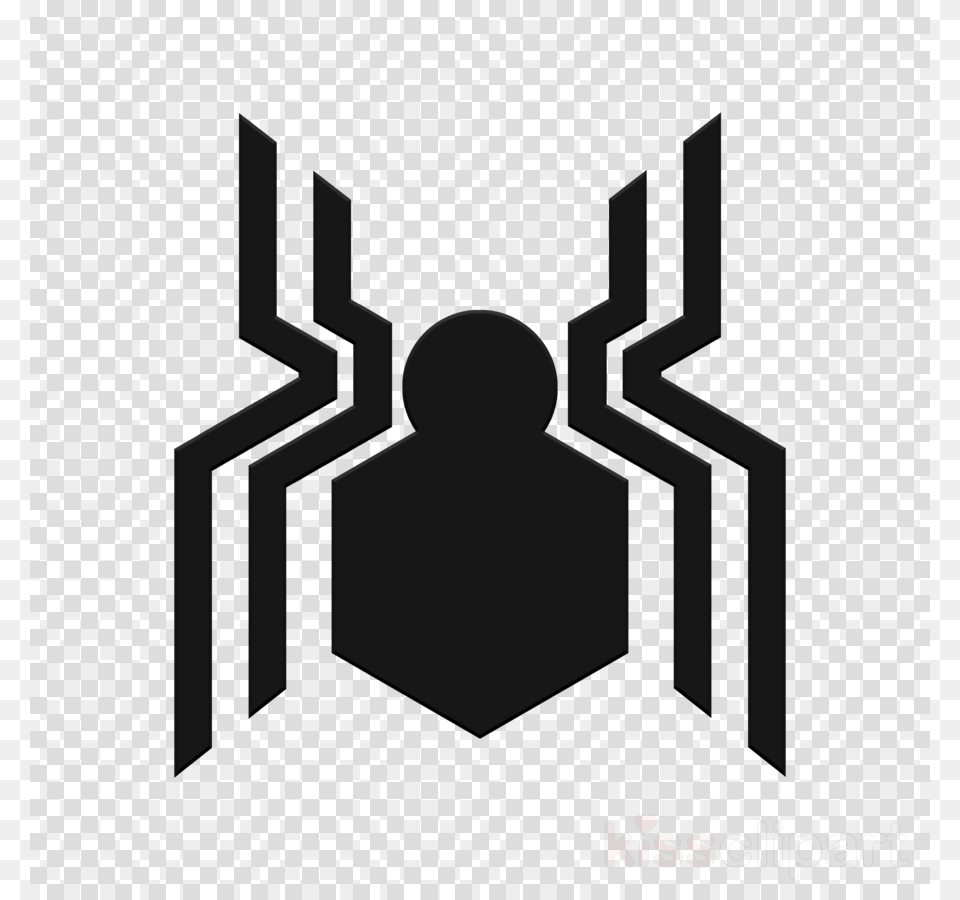 Spider Man Homecoming Symbol Clipart Spider Man Venom Tom Holland Spiderman Logo, Animal, Invertebrate, Adult, Male Free Transparent Png