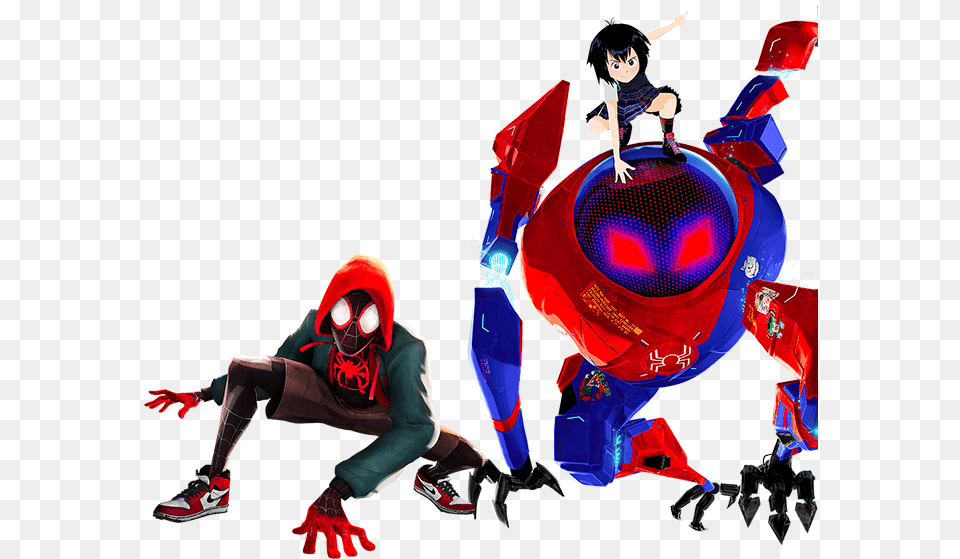 Spider Man Into The Spider Verse, Person, Baby, Art, Graphics Free Transparent Png