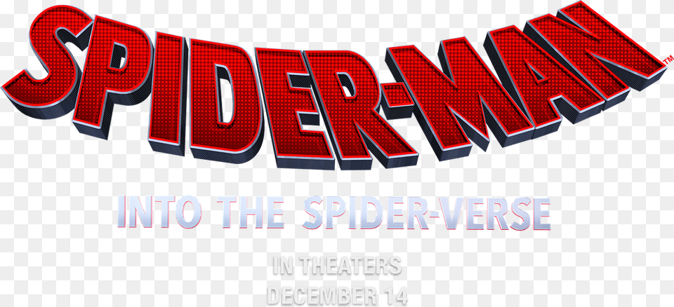 Spider Man Into The Spider Verse Logo Clipart, Advertisement, Poster, Text Free Transparent Png