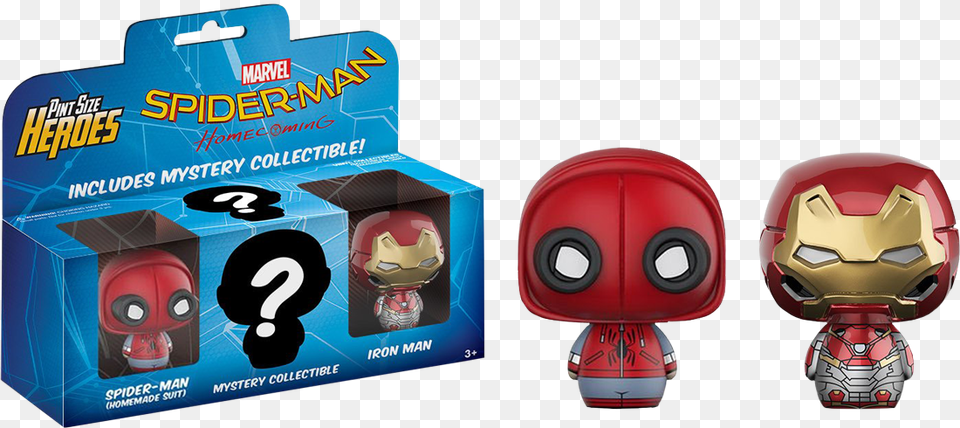 Spider Man Iron Man And Mystery Pint Size Heroes 3 Pint Size Heroes Marvel, Toy, Helmet Png