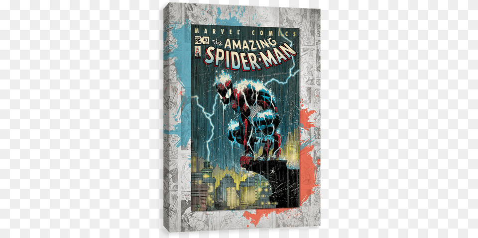 Spider Man Lightning Amazing Spider Man, Advertisement, Book, Poster, Publication Png Image