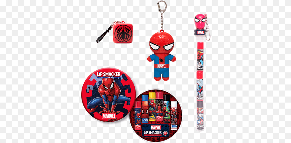 Spider Man Lip Collection Captain America, Sticker Png Image