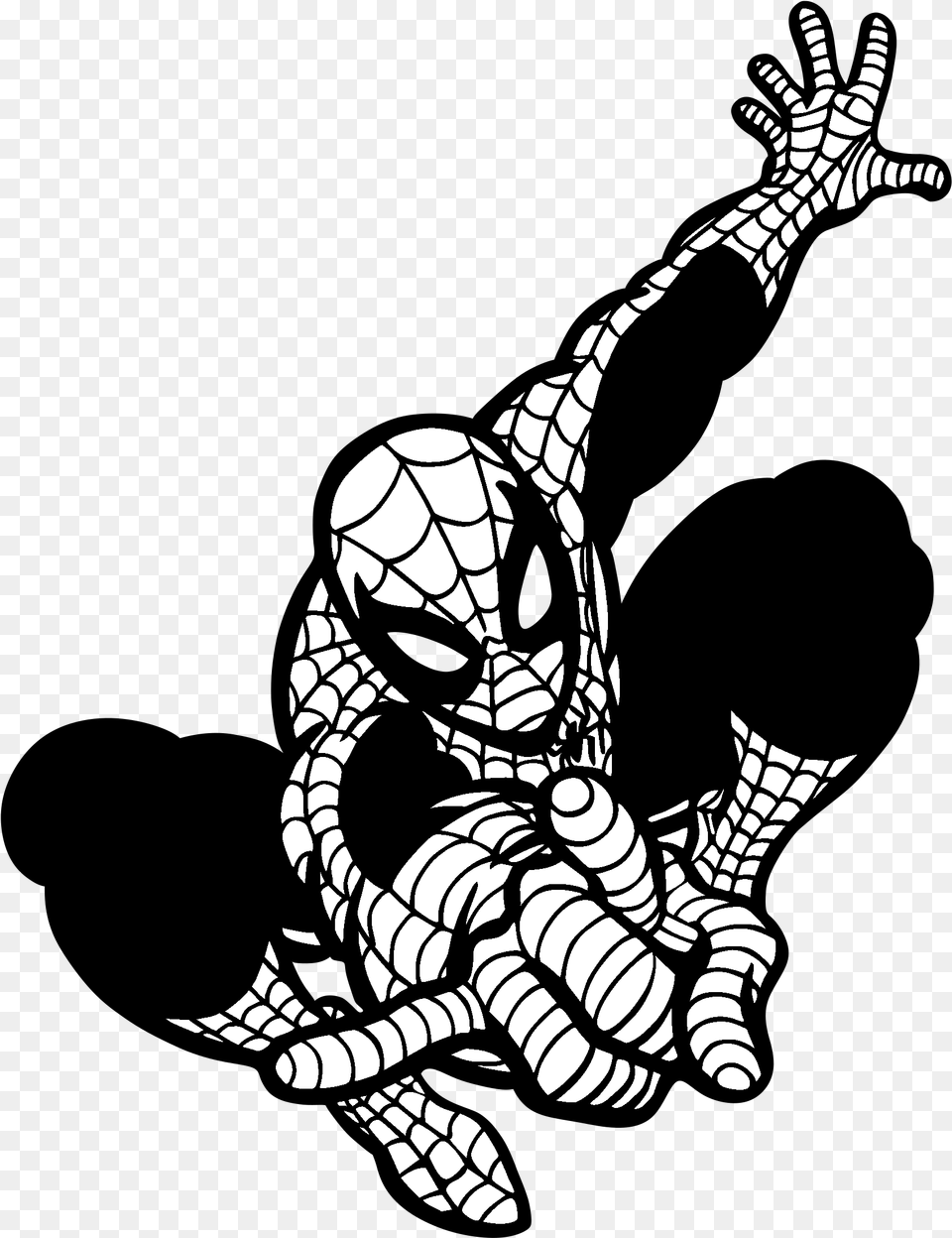 Spider Man Logo Svg Vector Freebie Spiderman Black And White, Baby, Person, Electronics, Hardware Free Transparent Png