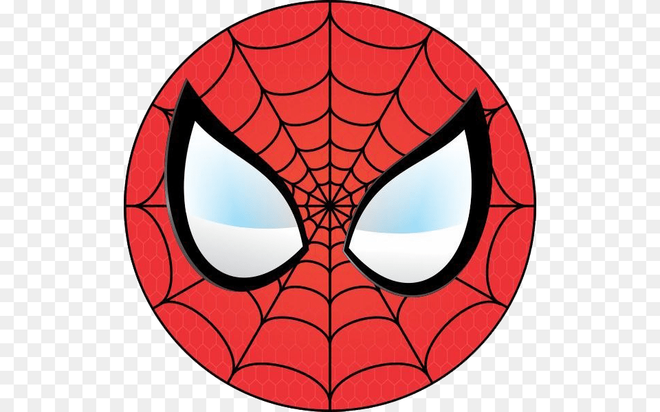 Spider Man Mask Logo Clipart Spiderman Face Circle Png
