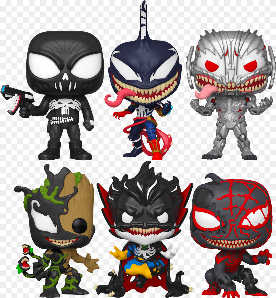 Spider Man Maximum Venom Pop, Alien, Baby, Person, Toy Png Image