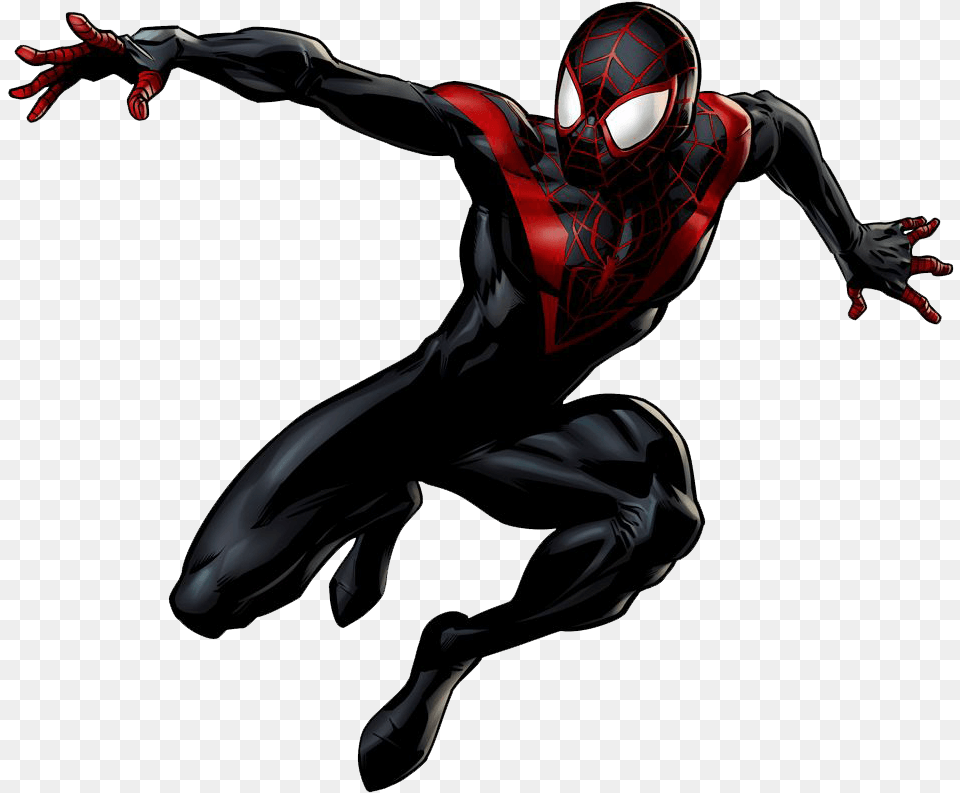 Spider Man Miles Morales Fan Film Video Nerdgasm Needs Cartoon Spider Man Miles Morales, Adult, Male, Person, Ninja Free Png