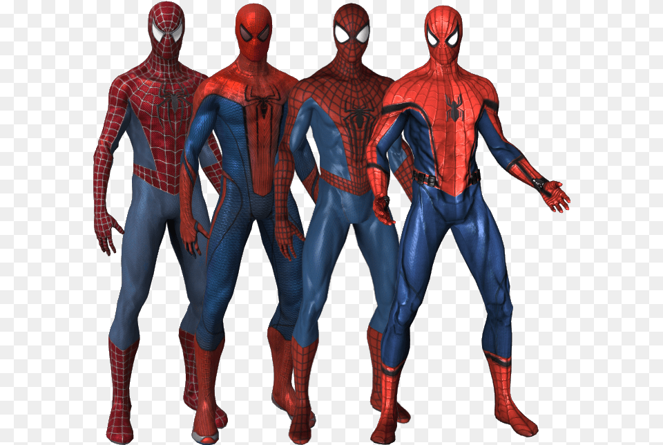 Spider Man Movie Evolution Transparent Spider Man, Adult, Person, Male, Alien Png