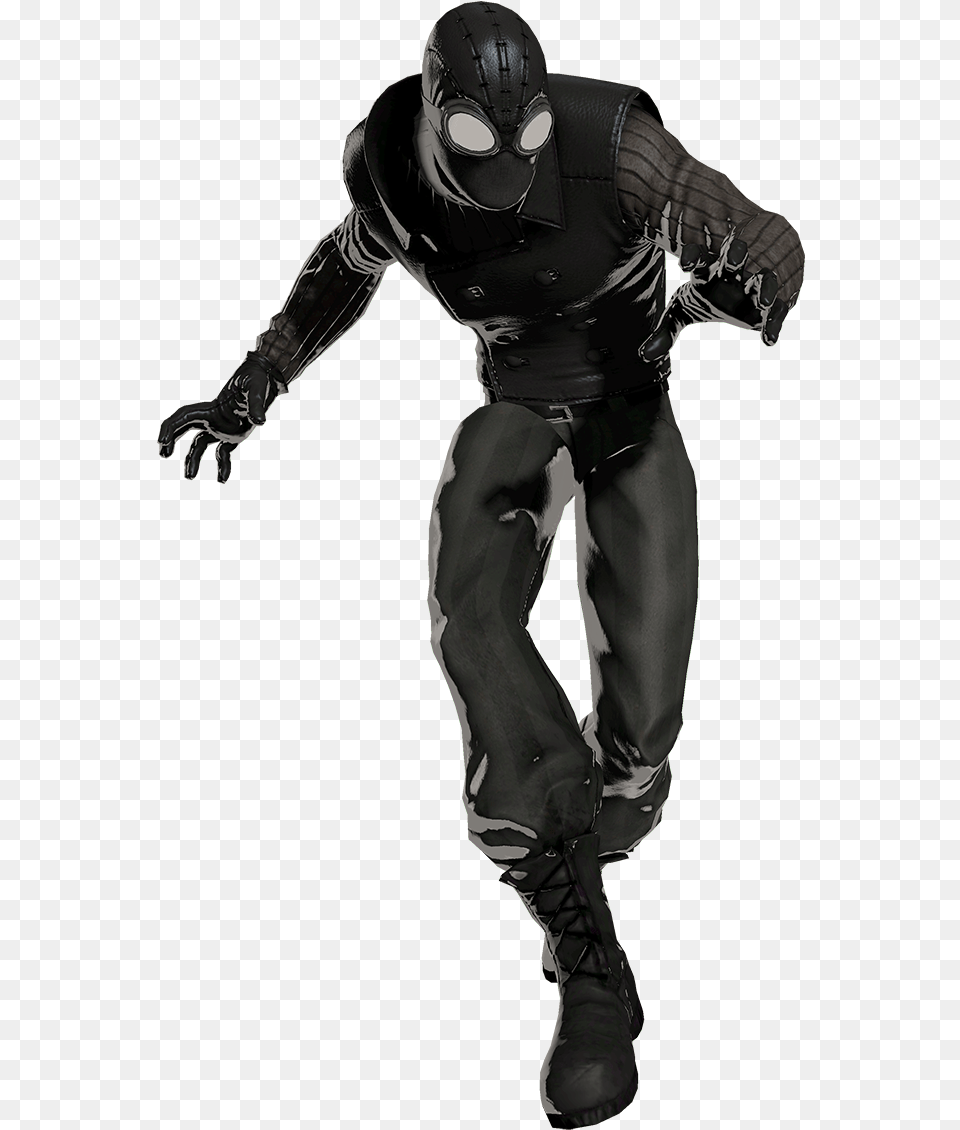Spider Man Noir, Adult, Male, Person, Ninja Png Image