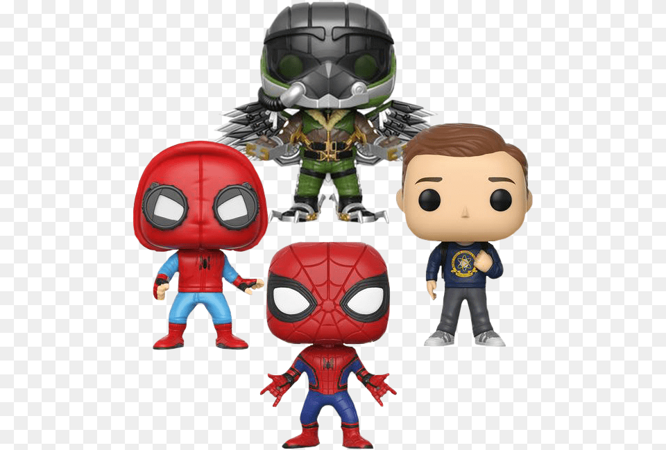 Spider Man Pop Peter Parker, Baby, Person, Face, Head Free Png Download