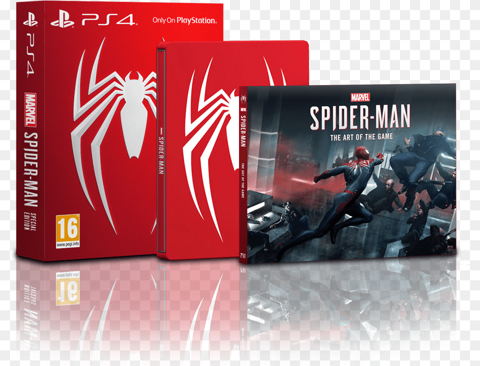 Spider Man Ps4 Special Edition Download Spiderman Collectors Edition, Publication, Book, Adult, Person Free Transparent Png