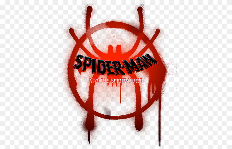 Spider Man Spider Verse Film Marvel Cinematic, Logo, Advertisement, Poster, Adult Free Transparent Png