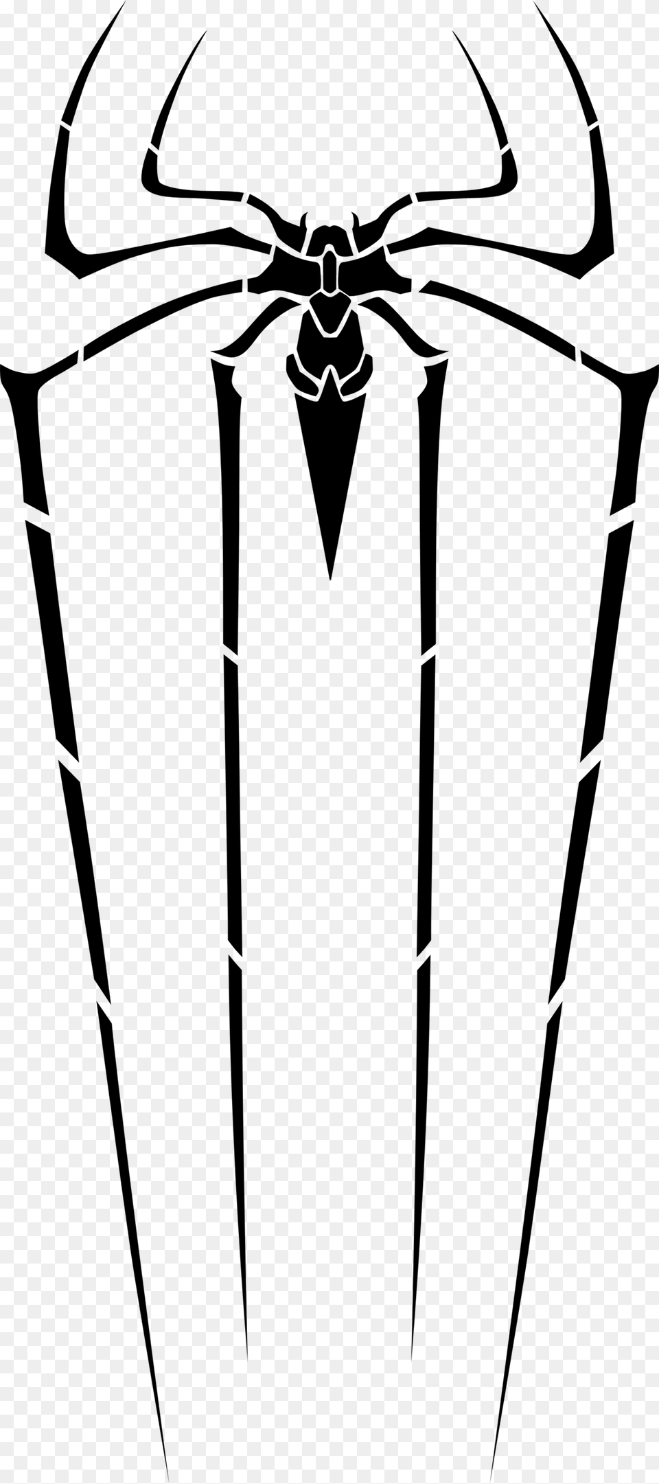 Spider Man Venom Logo Drawing, Gray Free Png