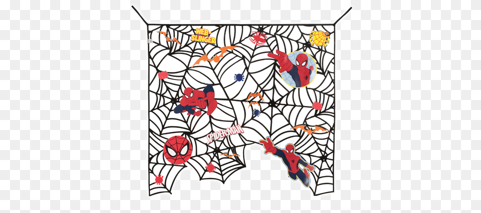 Spider Man Web Marvel Spider Man Decorative Web Kit, Art, Baby, Person Png Image