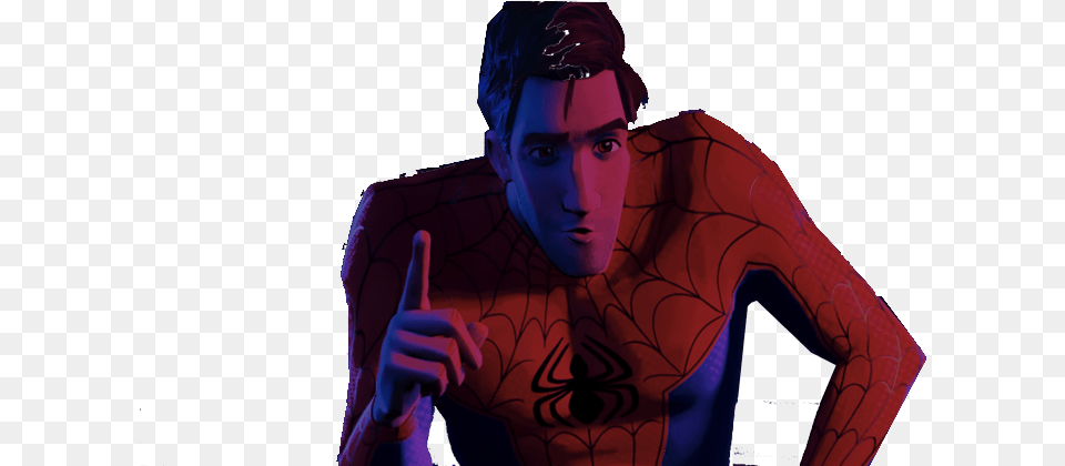 Spider Maninto The Spiderverse, Adult, Male, Man, Person Free Png