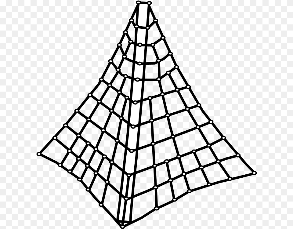 Spider Net Climber Triangle Black And White Clip Art Free Transparent Png