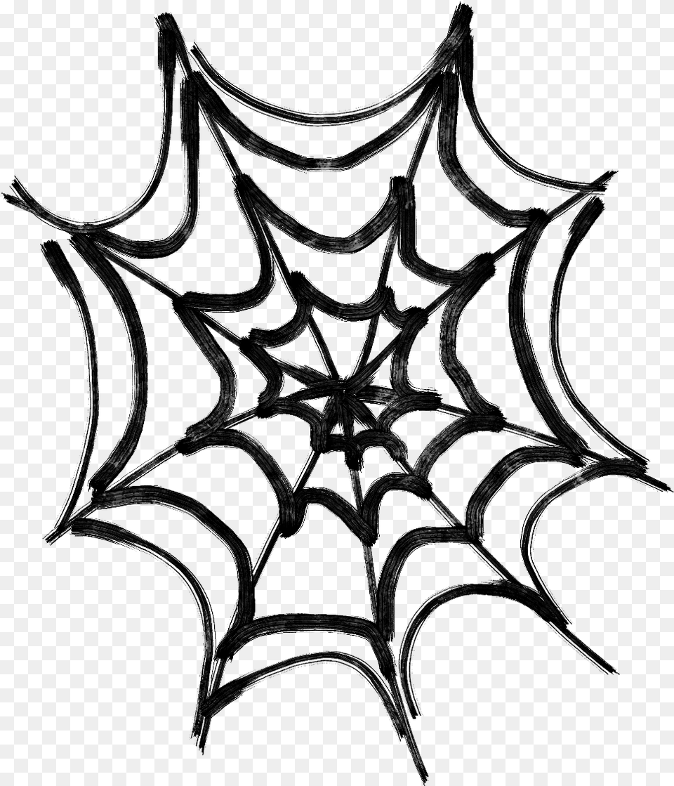 Spider Net Halloween Halloween2018 Horror Decoration Halloween, Gray Png