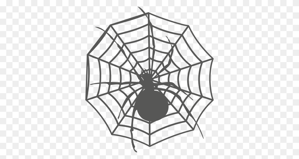 Spider On Web Silhouette, Spider Web, Ammunition, Grenade, Weapon Free Png