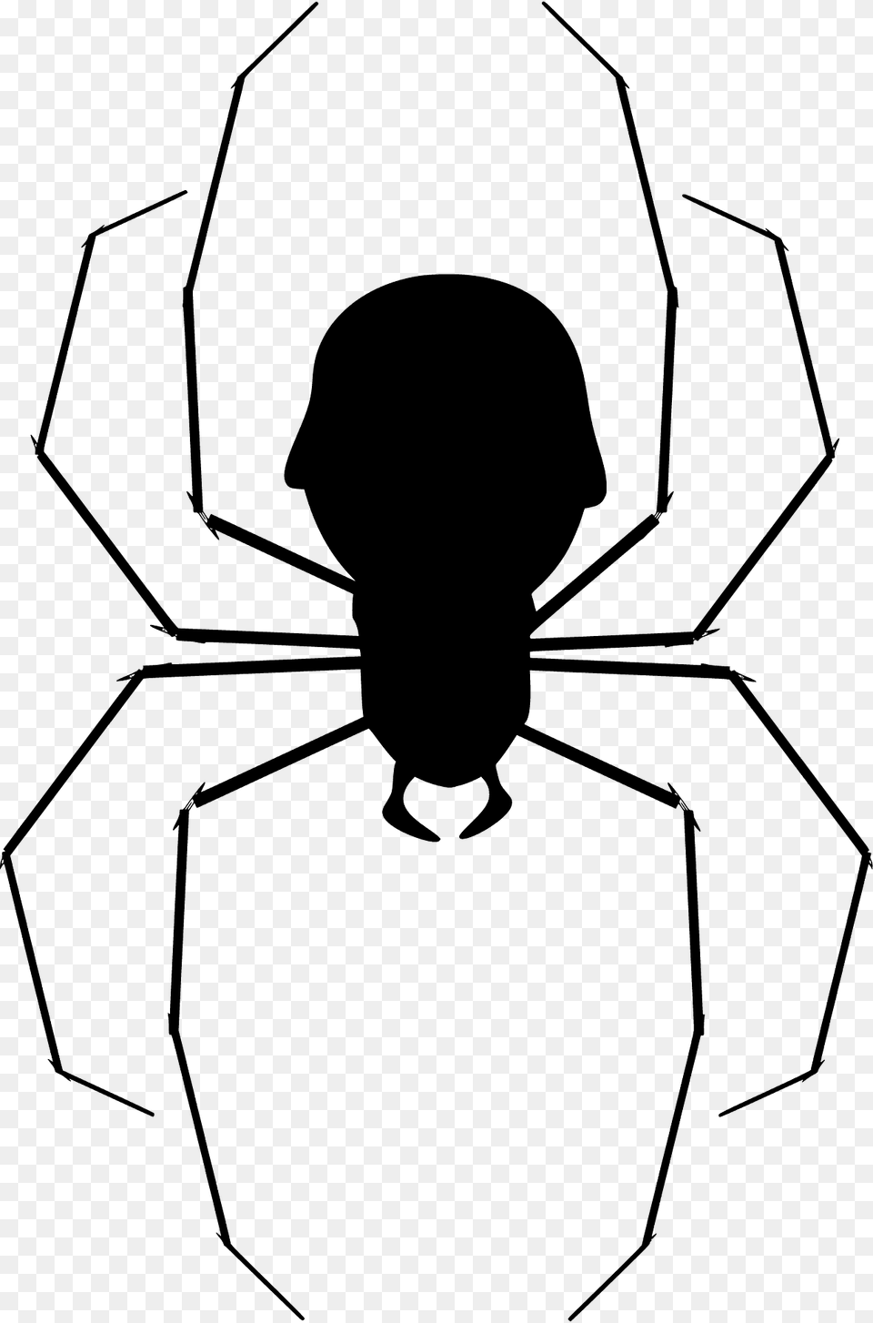 Spider Silhouette, Person, Animal, Invertebrate, Bow Png