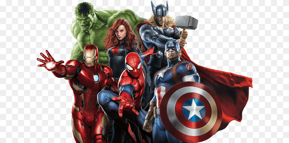 Spider Transparent Background Avengers, Adult, Book, Comics, Female Png