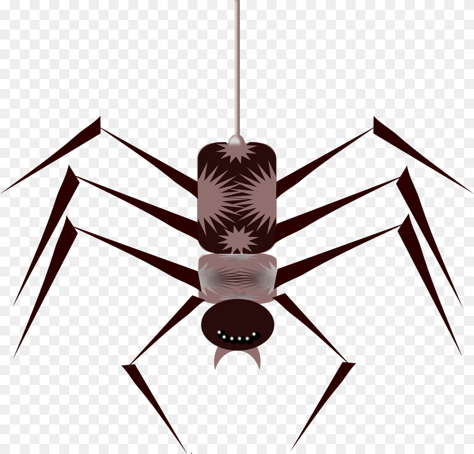 Spider Vecto Svg Clip Arts Gif Spider, Chandelier, Lamp, Animal Free Png Download