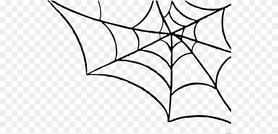 Spider Web Clipart Spooky Spider Halloween Spider Web Clipart, Gray Free Png