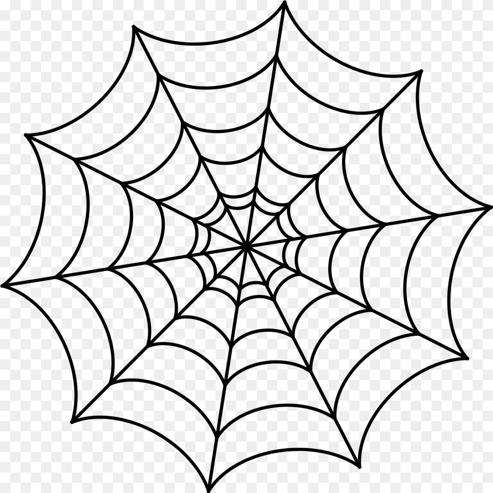 Spider Web Drawing, Gray Free Png