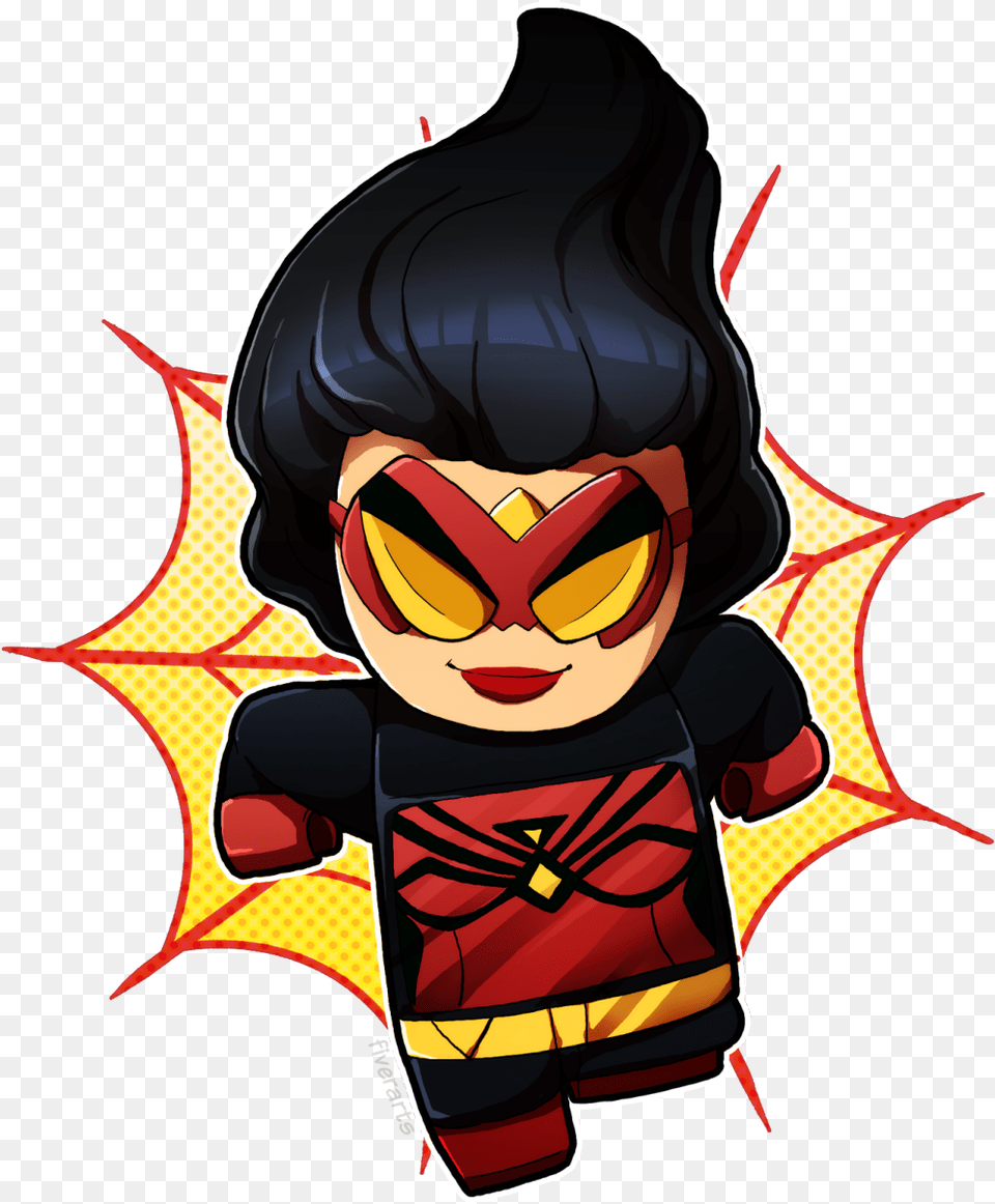 Spider Woman Cartoon, Clothing, Dress, Fashion, Formal Wear Free Transparent Png