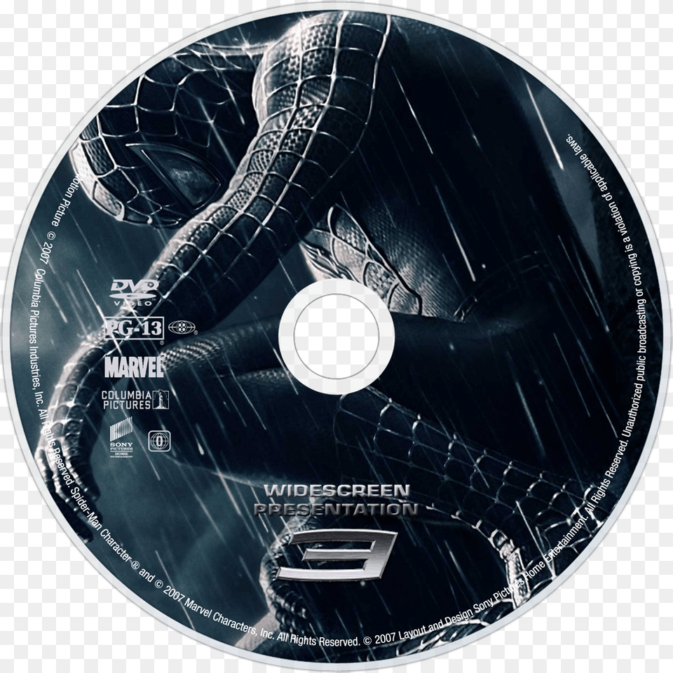 Spiderman 3 Dvd, Disk Free Transparent Png