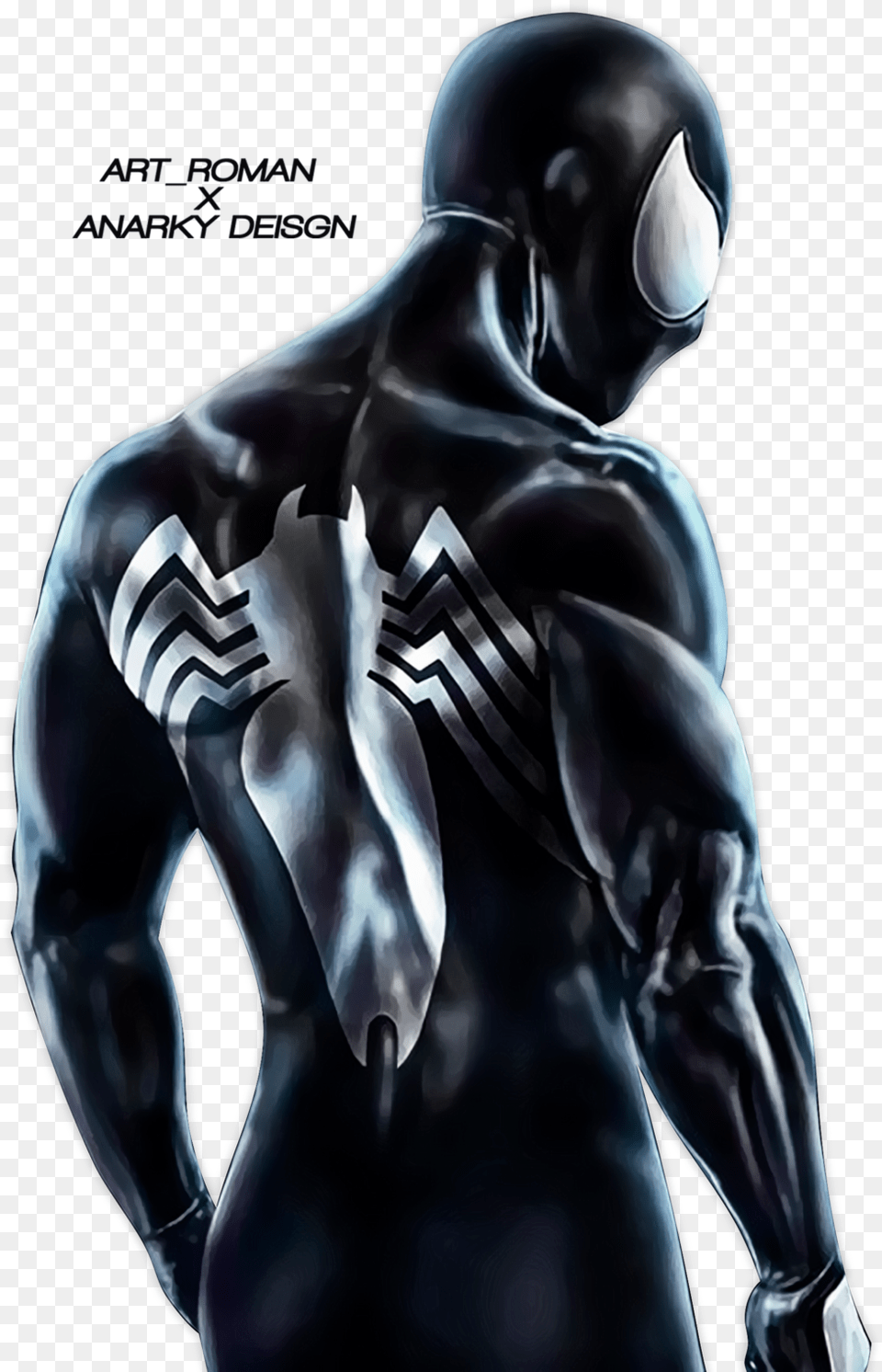 Spiderman Back In Black Spider Man Mcu Black, Body Part, Person, Torso, Adult Png Image