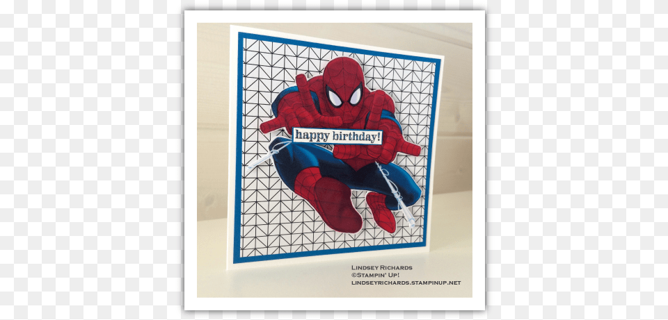Spiderman Birthday Card Lindsey Richards Stampin39 Quotultimate Spider Manquot 2011, Envelope, Greeting Card, Mail, Advertisement Free Png Download