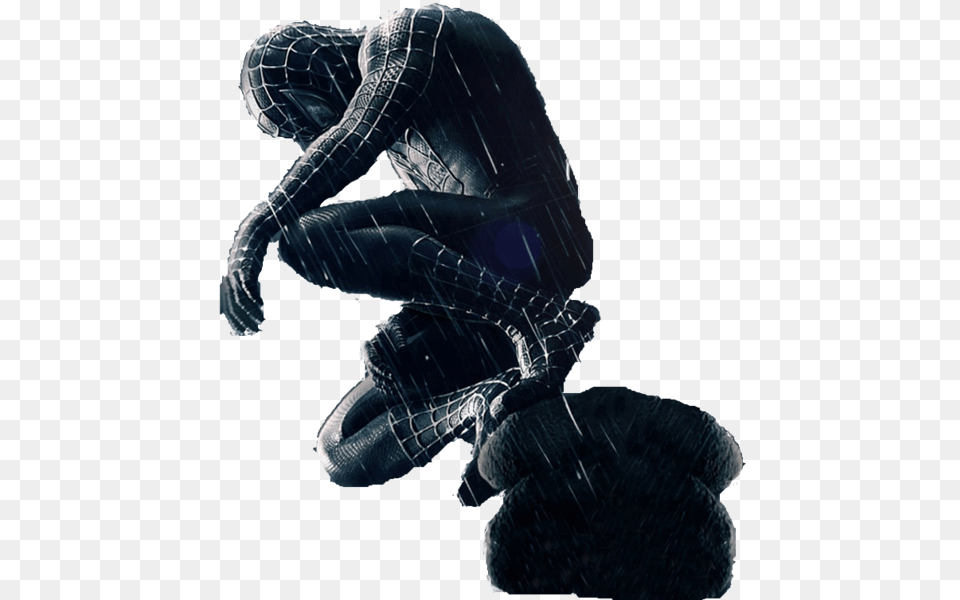 Spiderman Black Transparent Background Spiderman Black, Machine, Wheel, Person, Alien Free Png