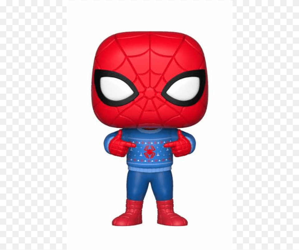 Spiderman Christmas Sweater Funko Pop, Baby, Person, Toy Free Png